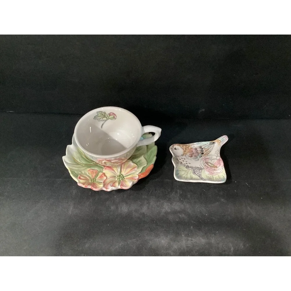 Fitz & Floyd Butterfly Tea Set, English Garden Collection, Replacement Tableware